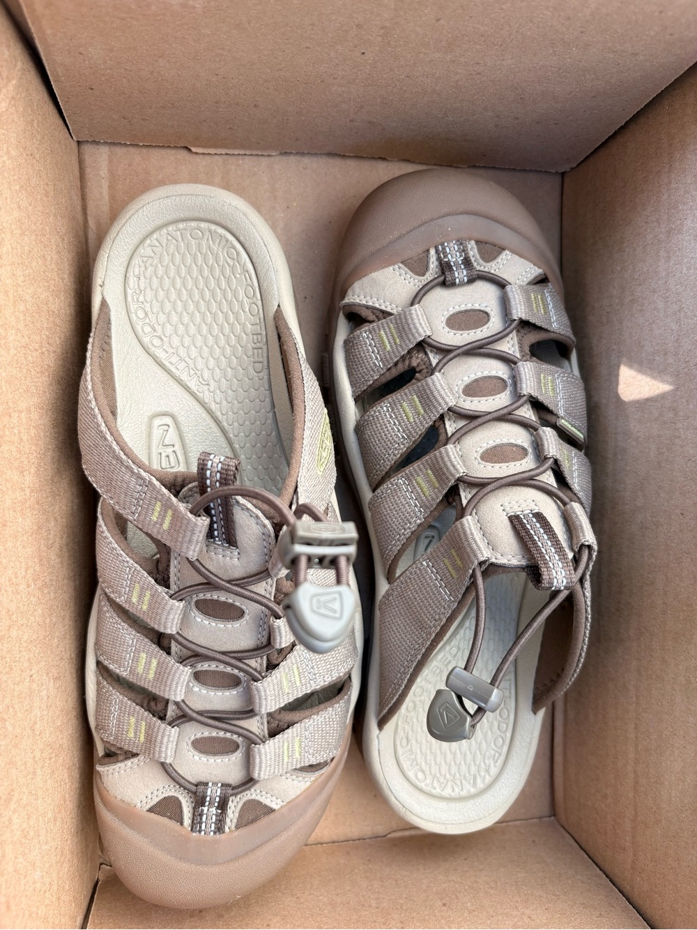 Women’s Outdoor keen Sandal Slip-On in Taupe